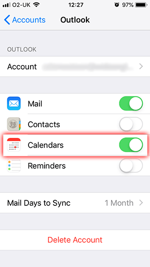 can you import icloud calendar to outlook