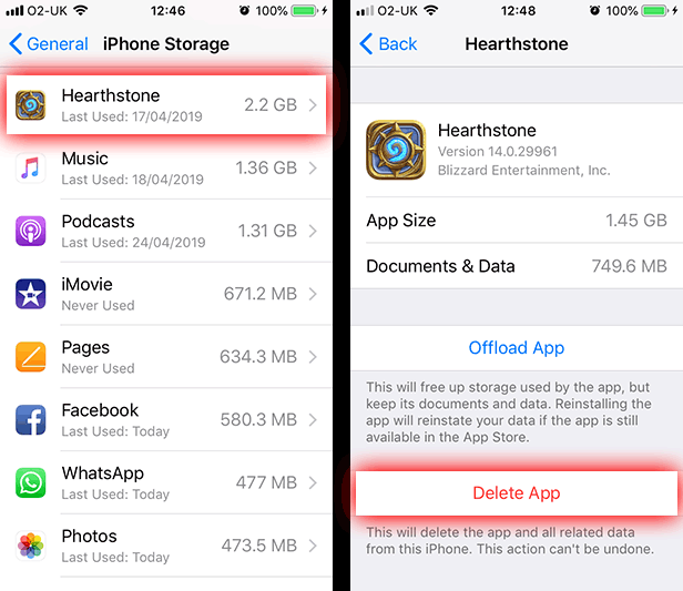 Delete Apps from iPhone