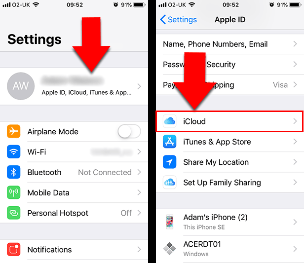 how to get pictures from icloud to new iphone