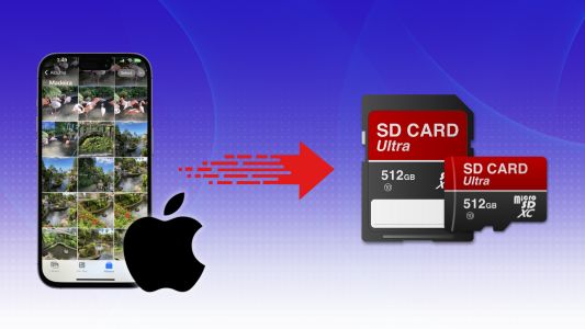 Transferring Photos from iPhone to SD Card