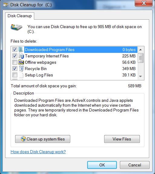 how to clean space on hard drive
