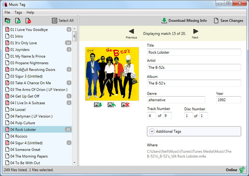 free instals Music Tag Editor Pro