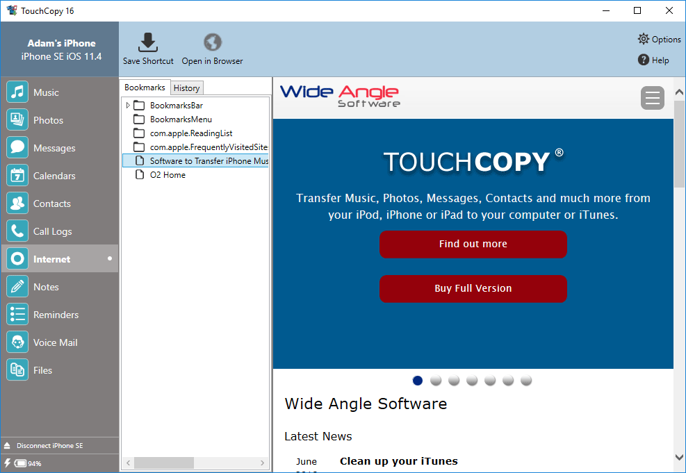 touchcopy software