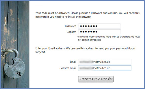 Droid Transfer Activation Key Free
