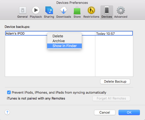 macbook verifting backup and sync from google