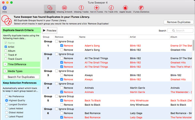 locate multiple songs at once itunes