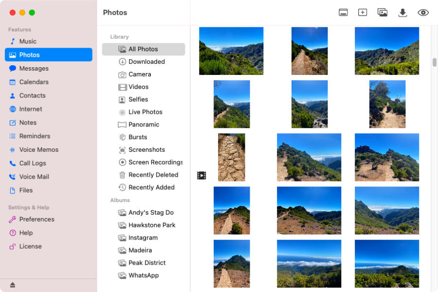 how to copy photos from iphone to pc